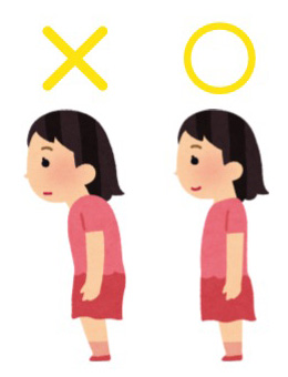 姿勢が悪くなるのを防げる