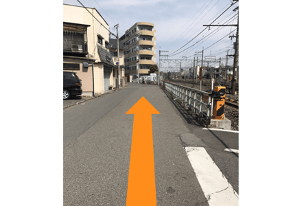 北大宮駅からお越しの場合5